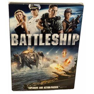 Battleship (DVD, 2012) With Slipcover Widescreen Taylor Kitsch, Rihanna